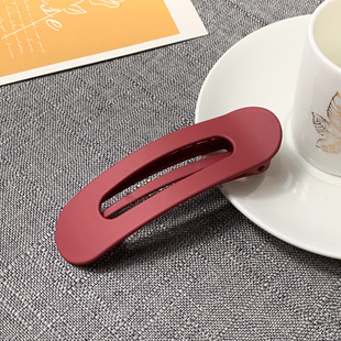 大号抓夹鸭嘴夹女发夹发量多脑后勺一字夹透明发卡头饰盘头发夹子