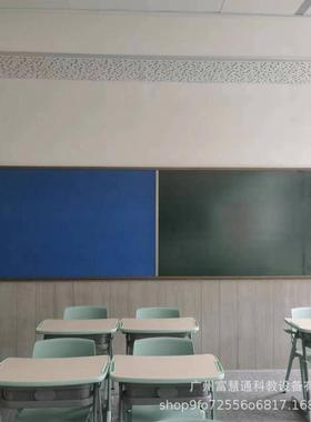 学校软板校传栏绒园布宣木板照00336片墙教室后黑板图钉一体化展