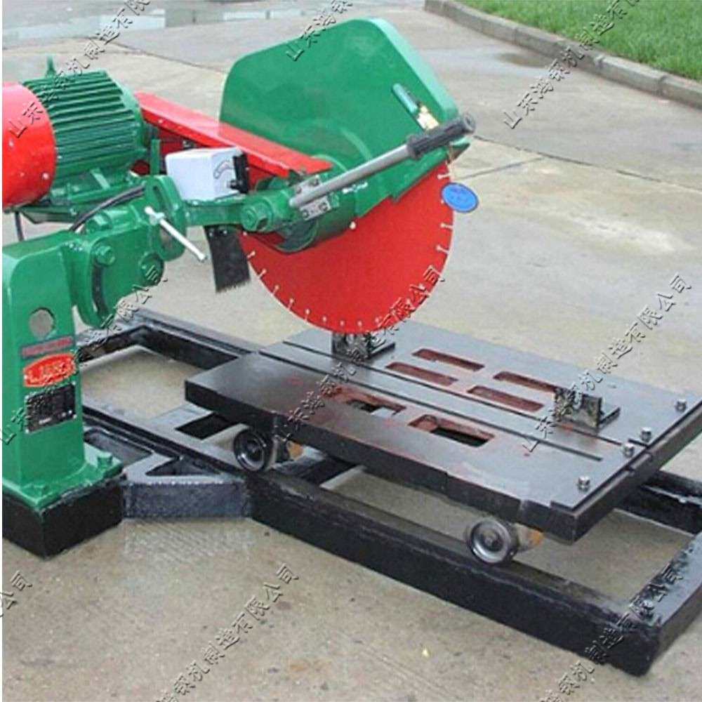 小型混凝土切边设备半自动式石材切割机建筑工程瓷片倒角设备