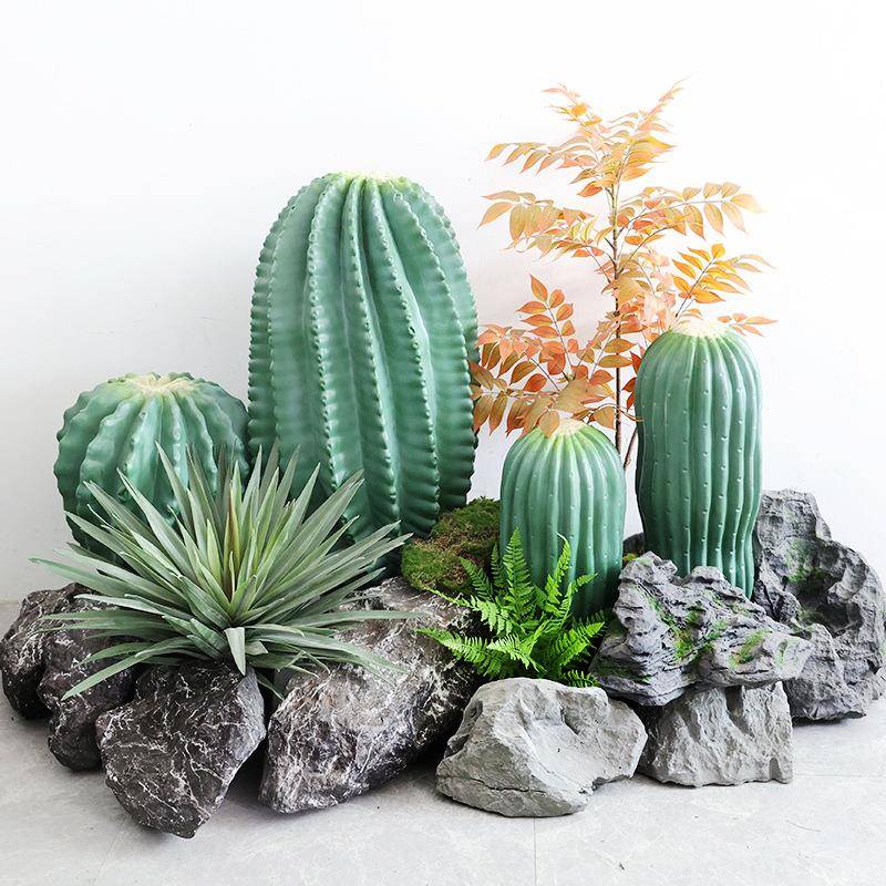 大型仿真绿植仙人掌仙人柱盆栽摆件室内热带植物假仙人球景观造景
