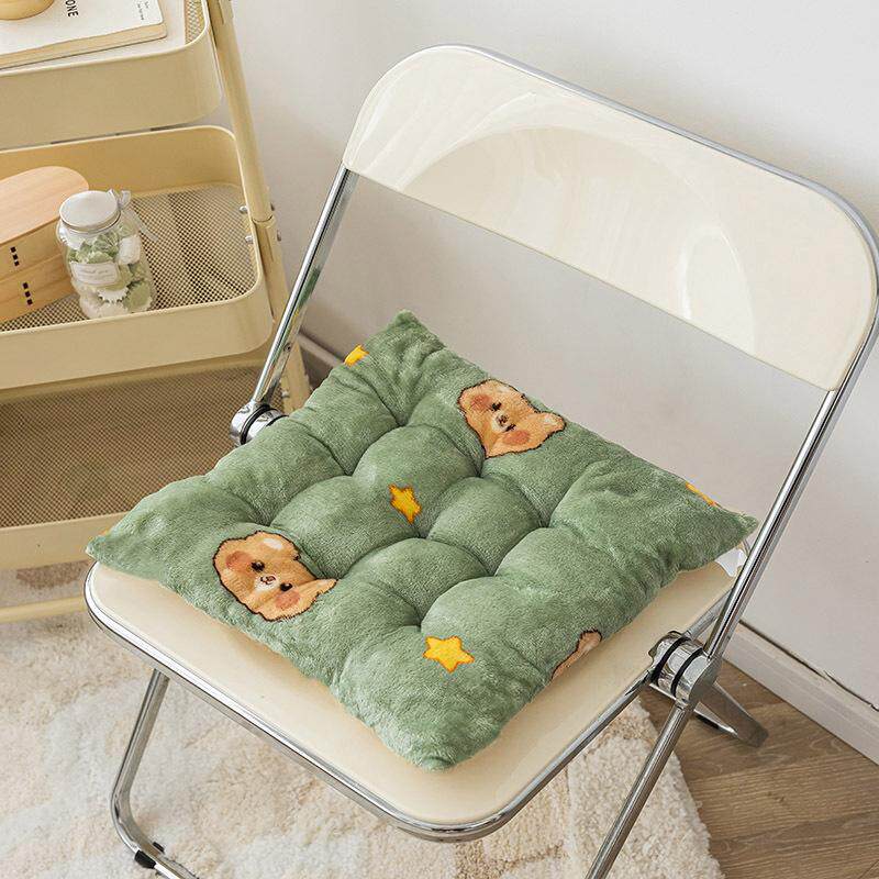 防滑布艺日式夏季圆形冬季餐椅椅子垫久坐宿舍榻榻米透气拜垫板凳