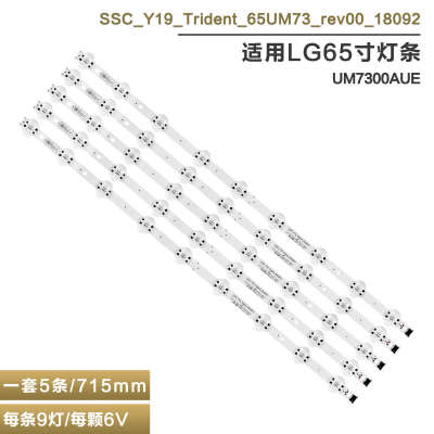 适用 LG 6573CMECA液晶电视背光灯条SSC_Y19_Trident_65UM73_S