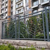 围墙学校护栏厂区户外栏杆隔离别墅护栏铁艺艺 防护栏铁小区厂家