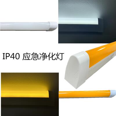 LED泪滴净化灯无尘净化泪珠灯一体化应急调光功能1200mm32w全塑