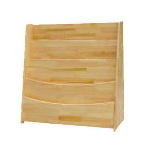 幼儿园实木儿童书架图书馆松木架儿童书柜批发学校木质绘本架厂家