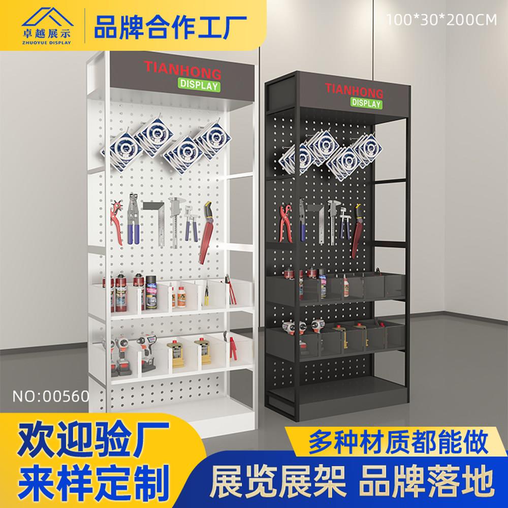 工具架物料整理架洞洞板挂板五金置物工具车多功能车间移动展示架