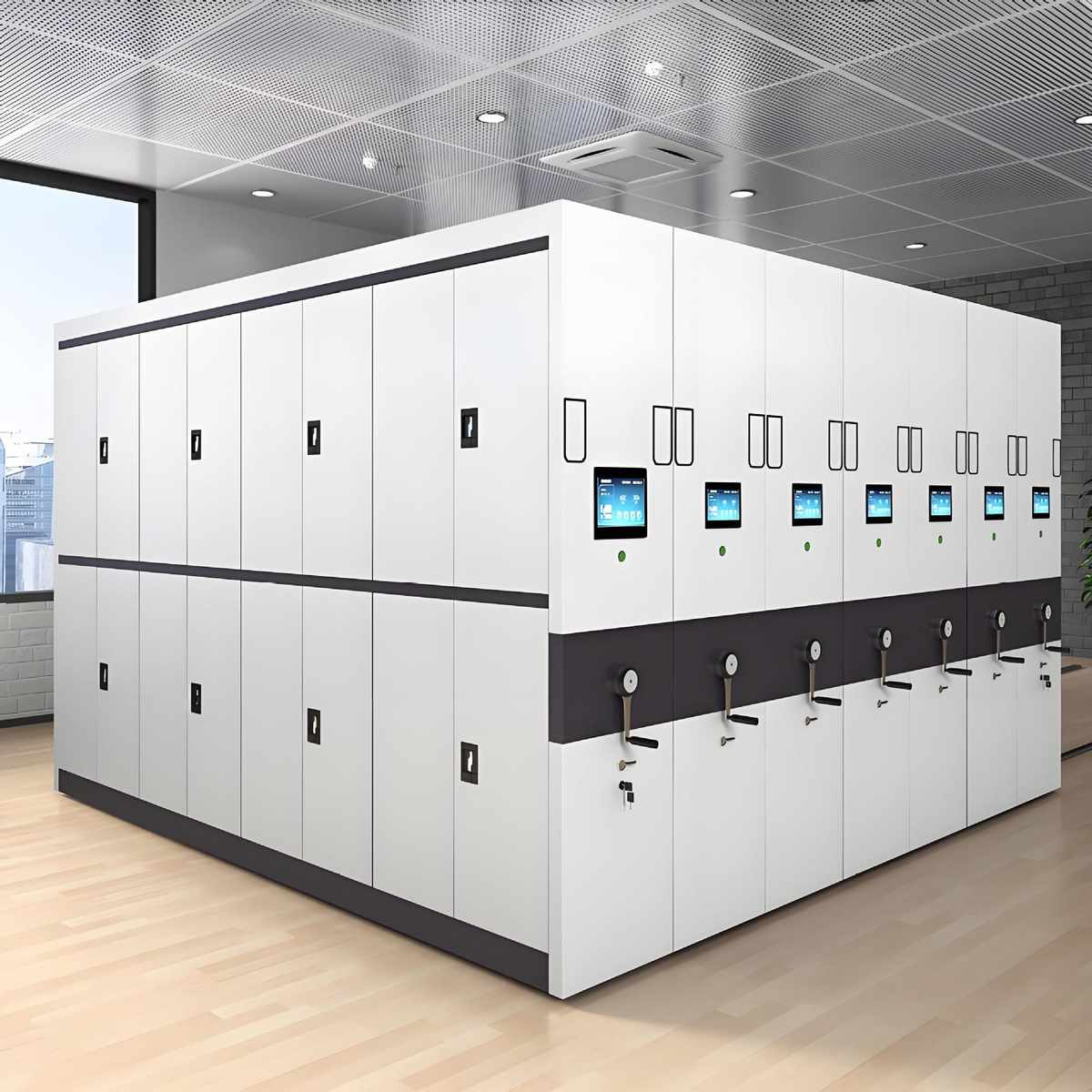 密集架档案柜移动档案密集柜档案室密集资料架手动电动轨道文件柜