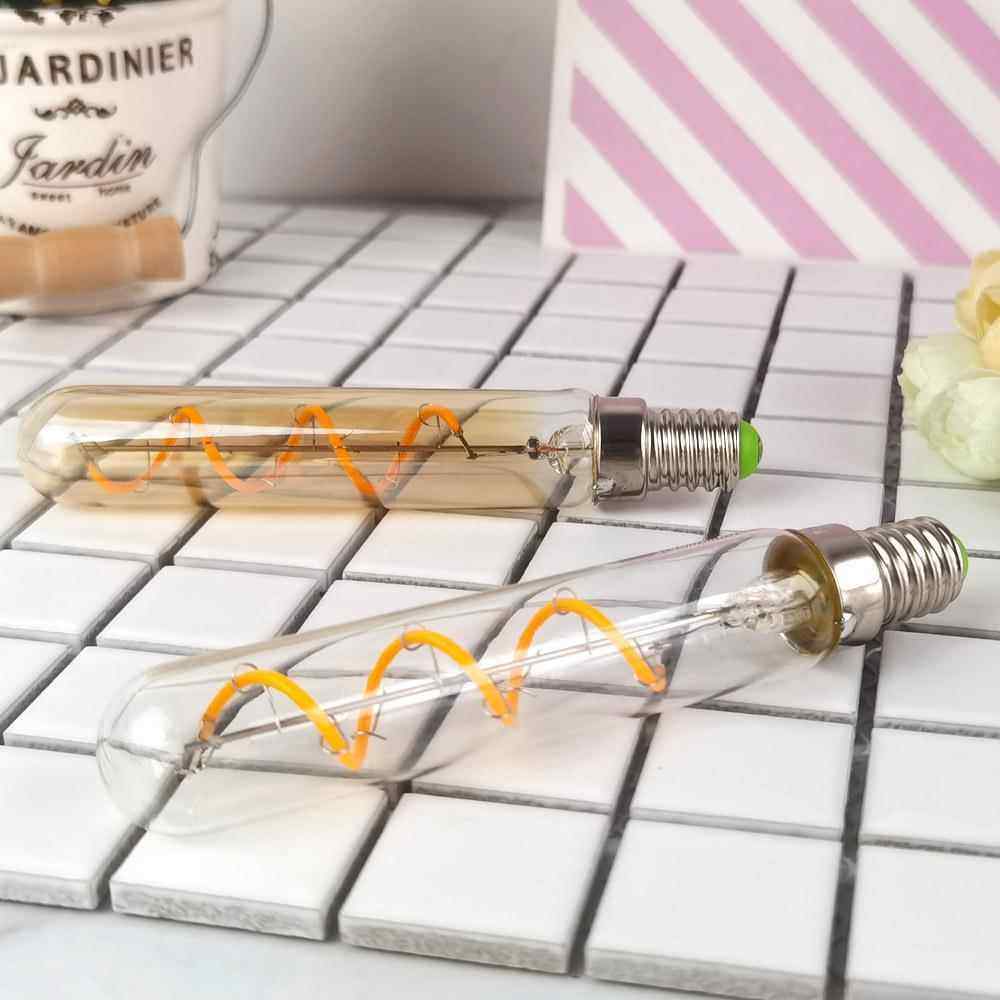 2个装T20*120小试管灯泡LED柔性灯丝灯复古装饰照明E14小螺口灯泡