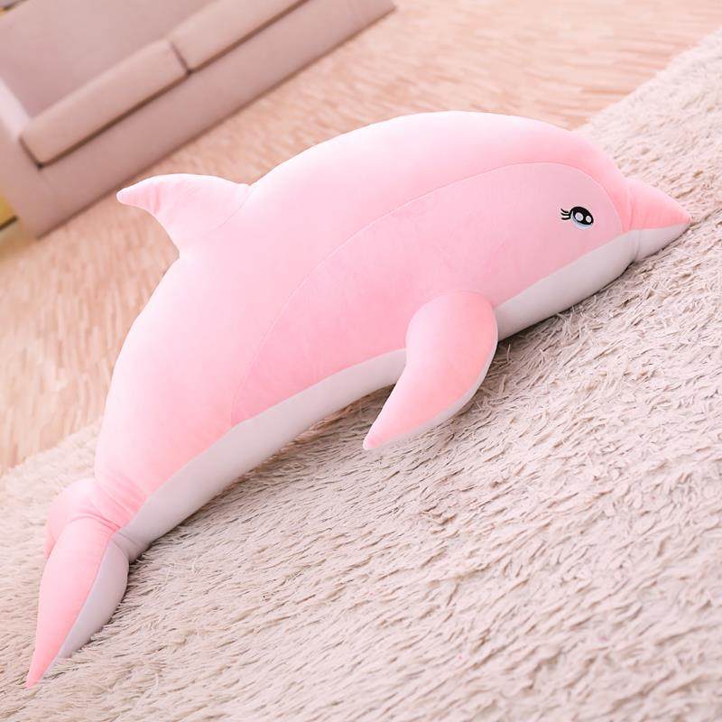 正品海豚毛绒玩具布娃娃节公仔睡觉抱枕孩可上爱女大号床玩偶情人