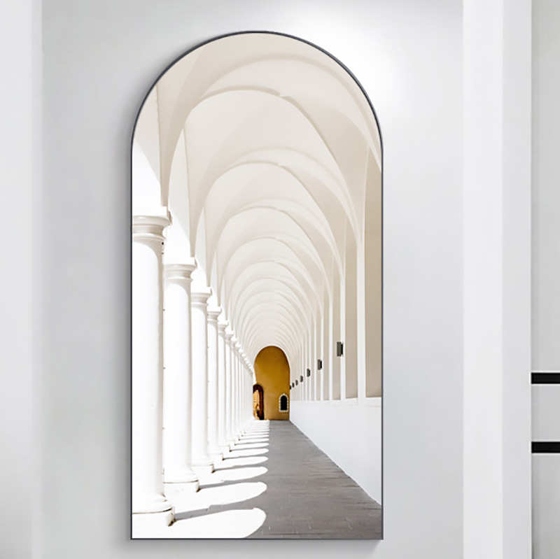 现代风玄关建筑装饰画走廊过道抽象背景墙挂画简约入户样板房壁画图片