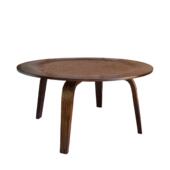 新款 水曲柳伊姆斯茶几曲木圆桌实木创意客厅弯曲木榻榻米功夫茶几