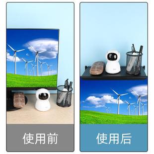 电视上放机顶盒路由器收纳显示器置物架摄像头顶部免打孔支撑托架