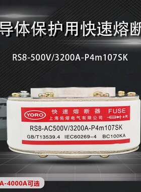 RS8-AC500V 3000A3200A3400A3600A3800A4000A P4m107SK快速熔断器