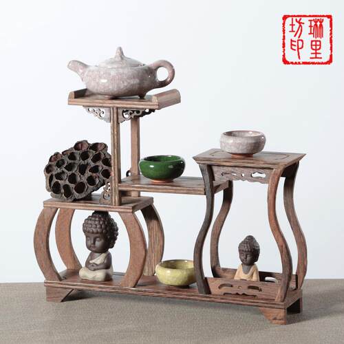 工艺品鸡翅鸡翅博古红木博古架