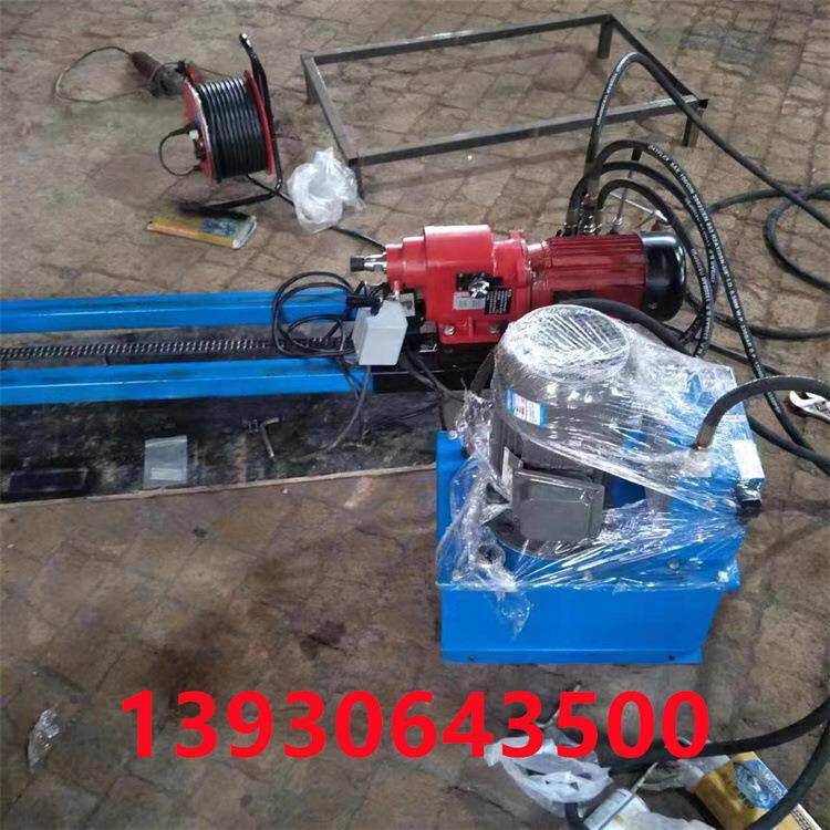 电动款横向打井机水钻顶管机自来水打孔机小型过路钻孔穿管机