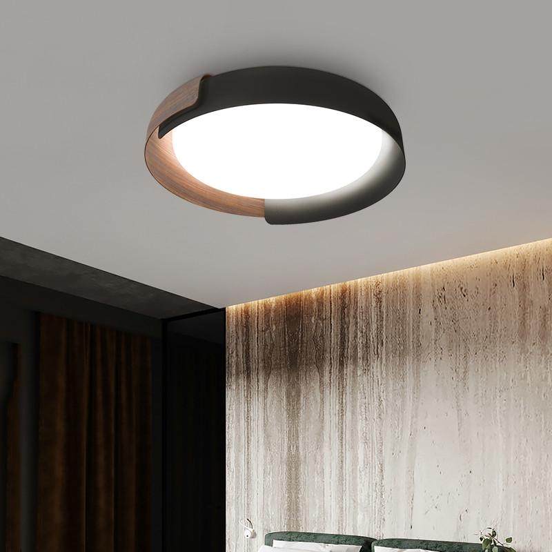 中古侘胡桃卧室主风原木间寂灯具复古简约日式卧房吸顶灯木纹护眼,家装灯饰光源,智能吸顶灯,淘宝优惠券,粉丝福利购,淘宝优惠卷