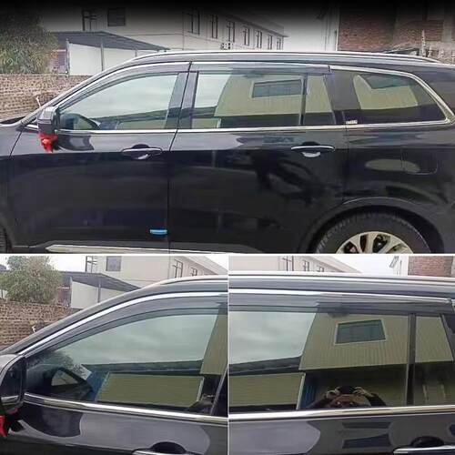 专用福特领裕晴雨挡雨眉Ford Equator Window Visor加厚注塑透光