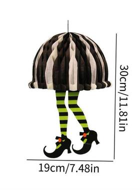 Halloween Witch Leg Door Ornament Halloween Door Hanging Ter