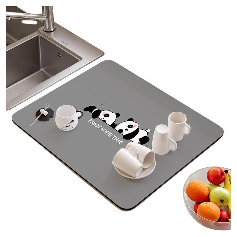 厨房台面吸水保护垫硅藻泥厨房沥水垫台面速干灶台水槽刷洗碗防烫,居家布艺,厨房地垫,淘宝优惠券,粉丝福利购,淘宝优惠卷