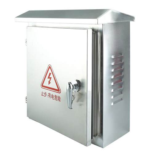 户外不锈钢配电箱布线箱电表仪表箱电控柜40X50X18监控电表箱