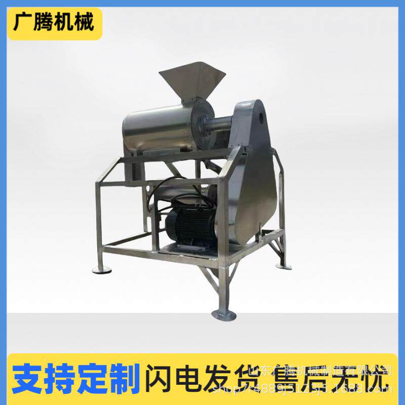 水果蔬菜不锈钢打浆机 0.5吨李子去核果浆机 工业南瓜红薯打泥机