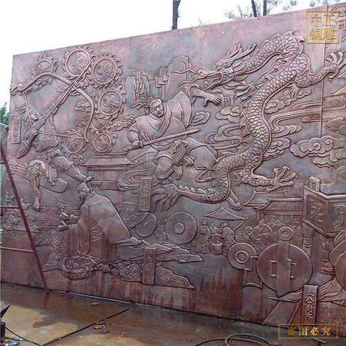 现代简约3D立体抽象玄关浮雕装饰画 八骏全图装饰画客厅挂画
