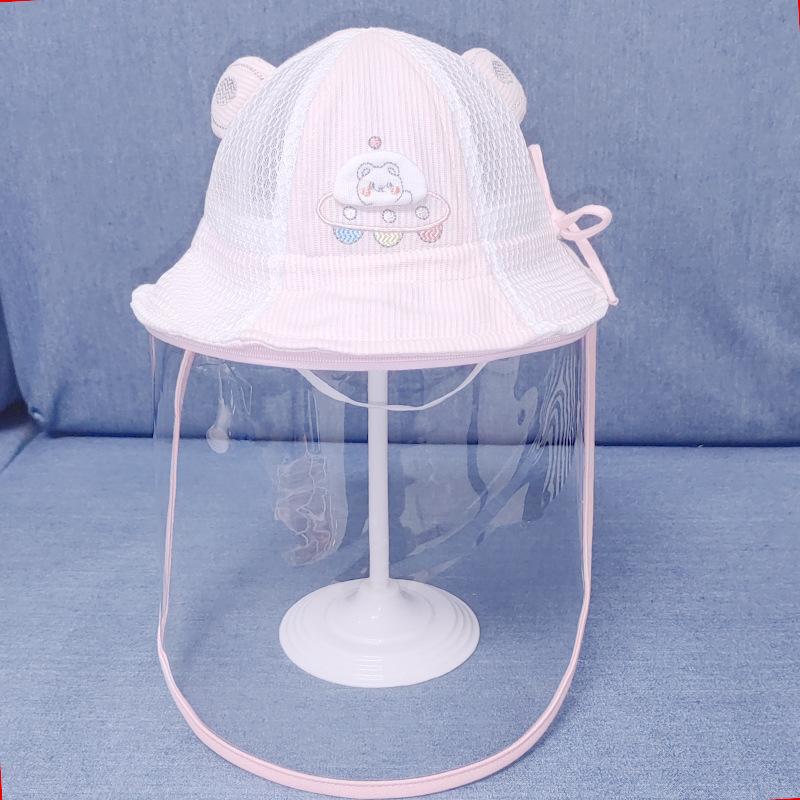 婴儿遮阳渔夫防护飞沫帽子帽子