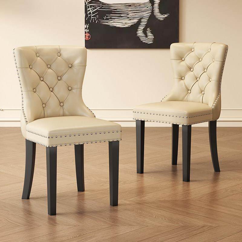 欧式餐椅家用美式实木椅子靠背北欧轻奢餐桌椅子现代简约女生卧室,住宅家具,餐椅,淘宝优惠券,粉丝福利购,淘宝优惠卷