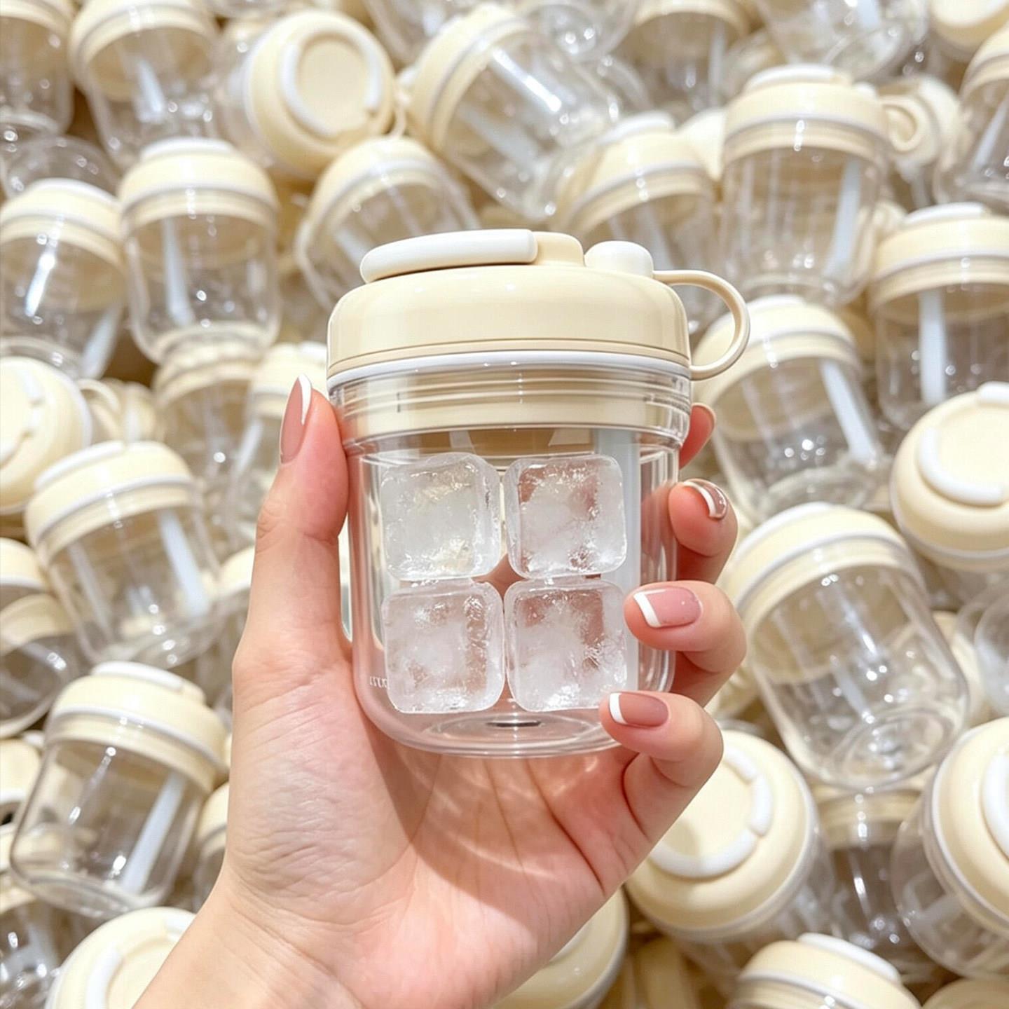 冰块模具制冰神器冰格家用冰杯杯子制冰模具制冰盒反覆使用自制