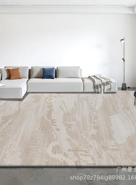 极简抽意式轻奢毯客厅油奶风象米色加厚PSJ沙发地茶几卧室床边大