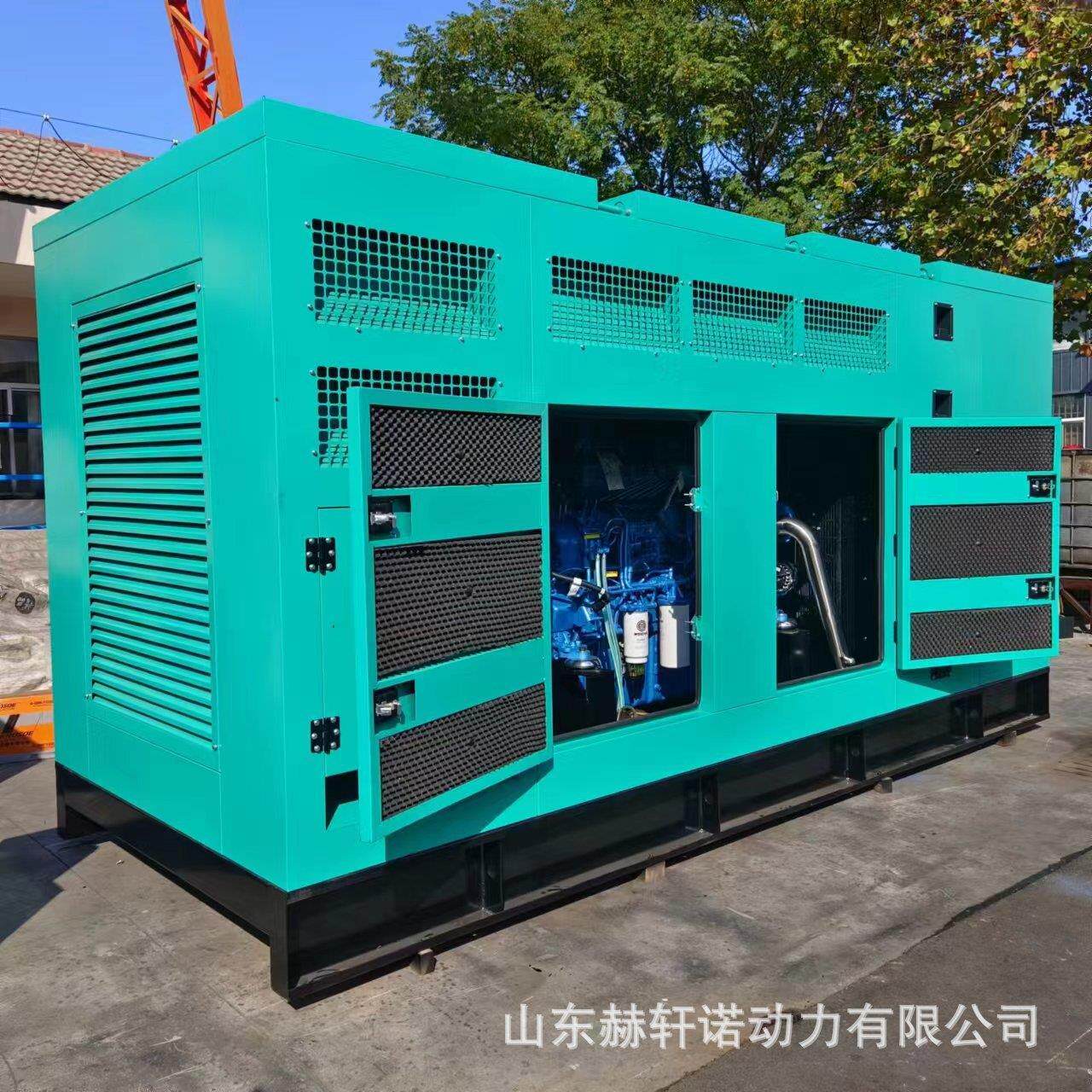 潍柴柴油发电机组500kw 厂家全铜发电机100 200 300 400千瓦