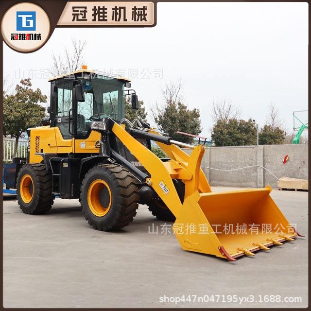小型铲车装载机四驱柴油抓木机养殖厂清粪农用建筑工程矮棚矮脚虎