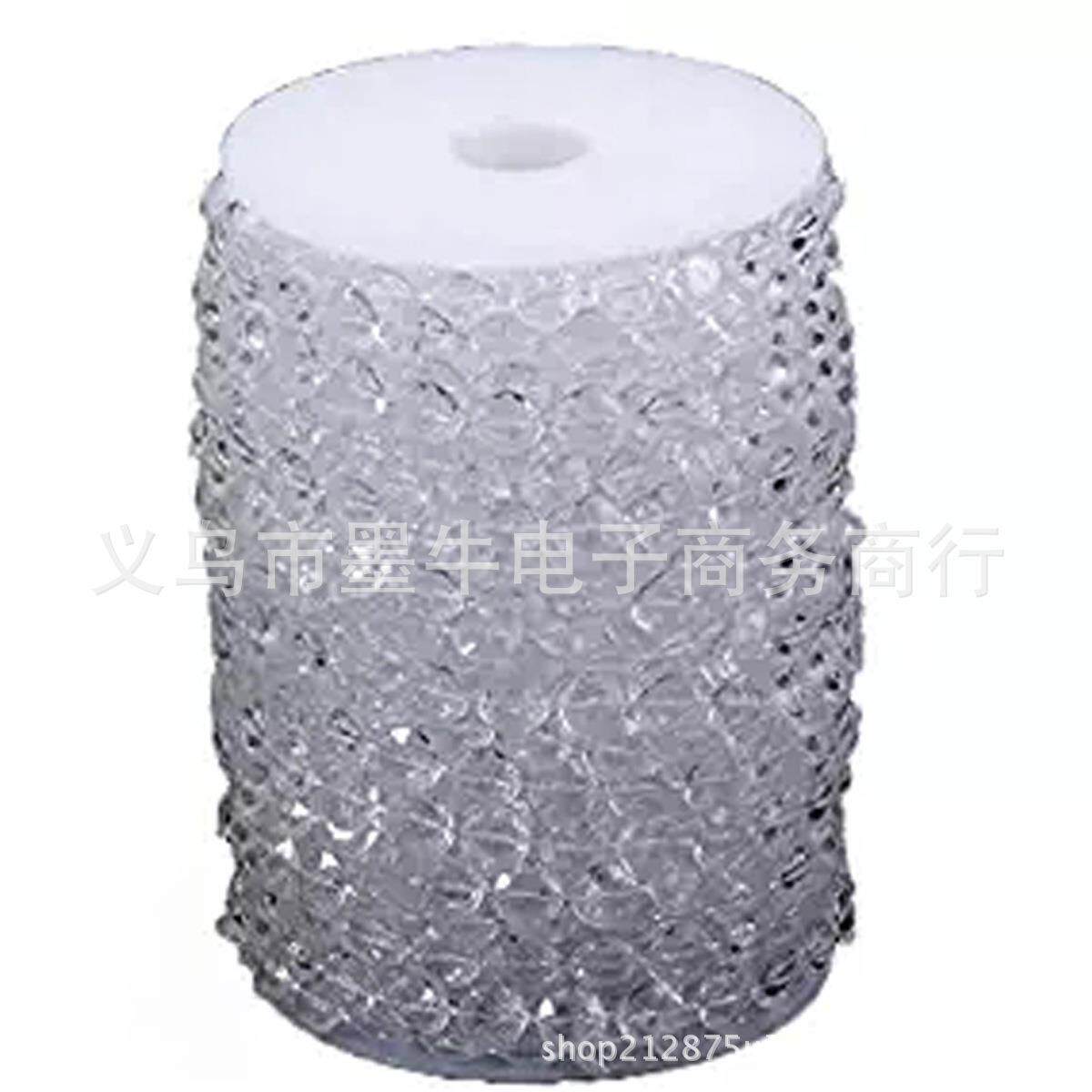 宝石珠链 透明飞碟连线珠 亚克力婚庆路引珠串 商场中厅吊饰装饰