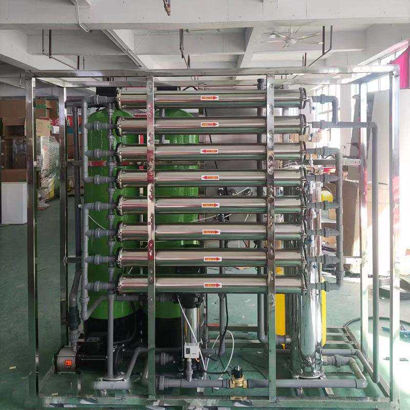 净水1.5吨软化水反渗透水处理净水设备框架机过滤水处理设备