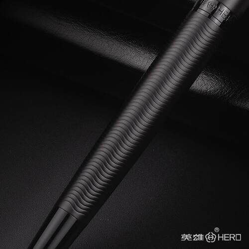 6BVQ签字笔737商务宝珠笔中性水笔金属笔杆重手感男士高