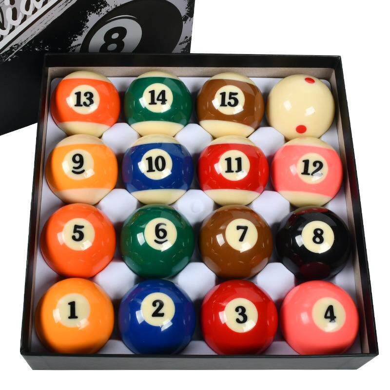 杆黑TV水晶台球子美式十六彩子桌球斯诺克球标准大号台-B104/八球
