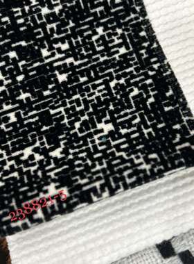 门幅145CM割绒面料黑色割绒几何图案面料橘色割绒抱枕布灰色绒布