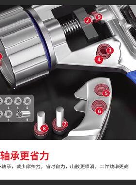 厂家九胶轴硬装胶枪璃胶枪自动断胶打OQE胶枪省力家用轴玻承枪