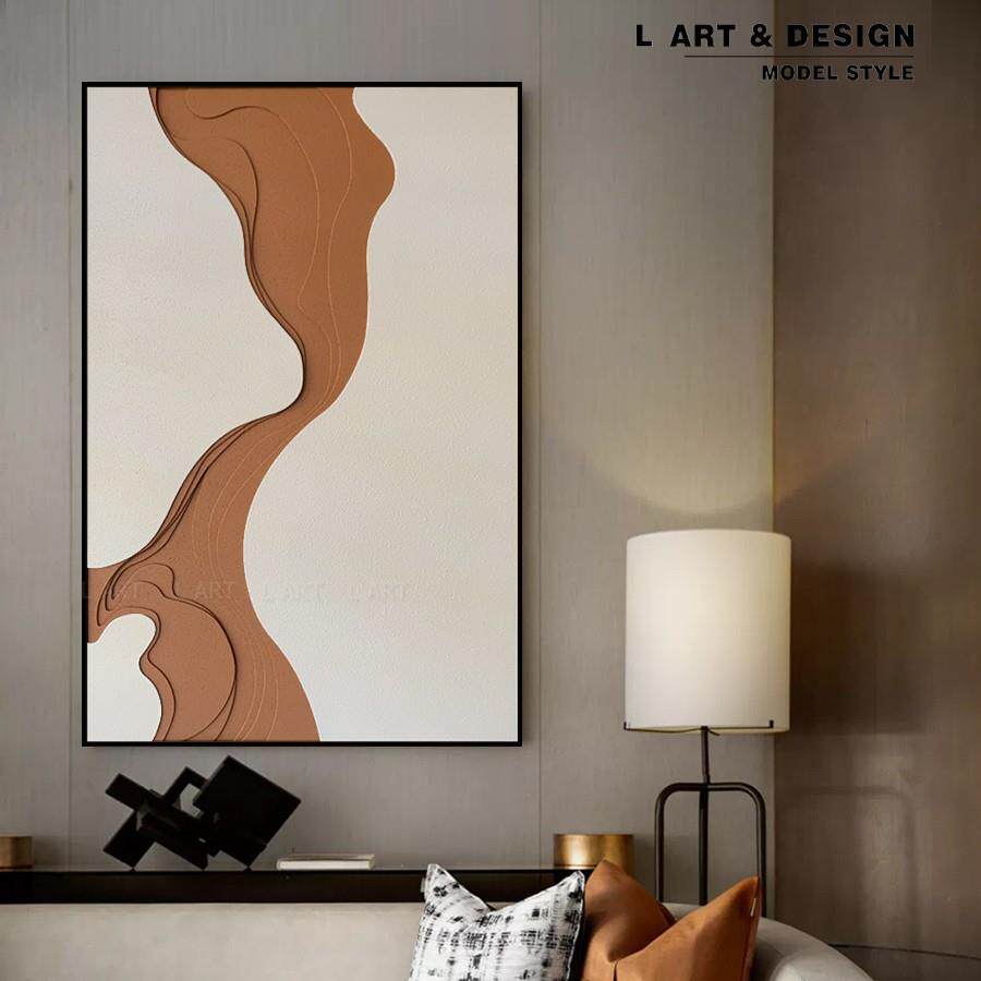 现代简约装饰画样板房售楼部木雕立体壁画沙发背景墙客厅卧室挂画