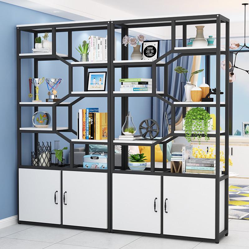 创意架隔断置多层艺客厅书架物搁板柜展示架物家用铁货架收纳架储