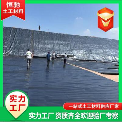 国标新料hdpeYHF全土工膜 0.3-3.0m 加厚边护m坡防坡渗膜