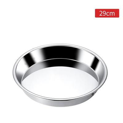 正品34不的锈钢盘子蒸做凉皮锣锣工0具家用 面皮平肠底锅罗罗粉盘