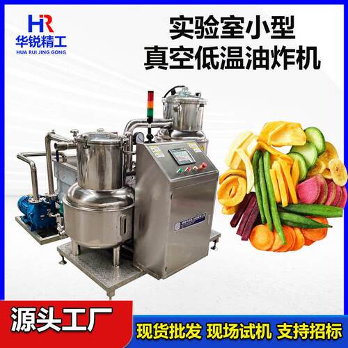 小型真空油炸机实验室水果真空油炸机小批量果蔬脆片加工设备