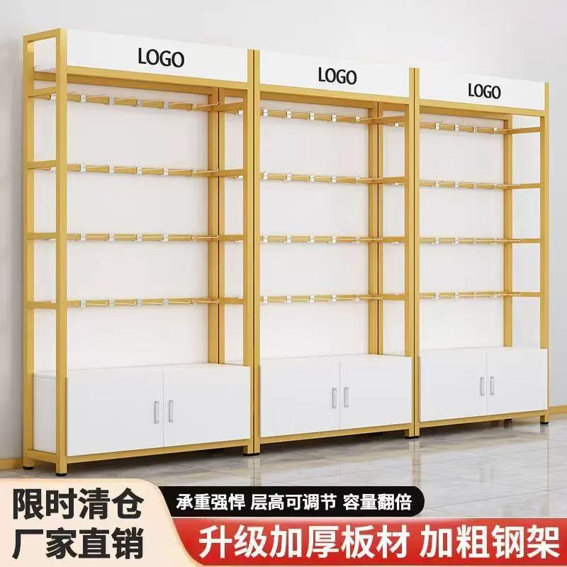 产品货架展示架超市货柜置物架多层母婴样品展示柜化妆品陈列柜
