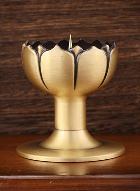 铜摆件五供铜器烛台装饰摆件