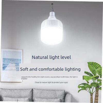 Solar Light Bulb Outdoor Portable Solar Powered Pendant Lamp