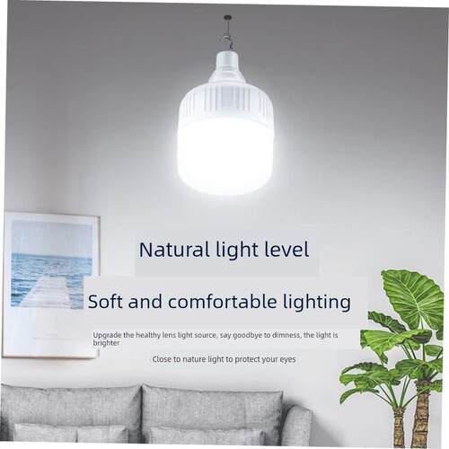 Solar Light Bulb Outdoor Portable Solar Powered Pendant Lamp