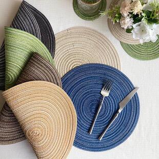 PP Environmentally Friendly Round Placemat Western Placemat