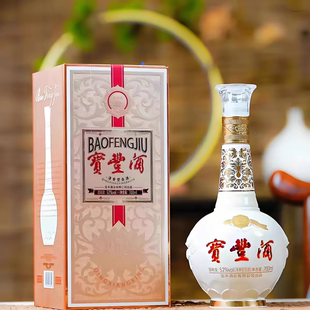【一瓶】52度宝丰会堂酒鎏金版 700ml清香型河南名酒纯粮酿造