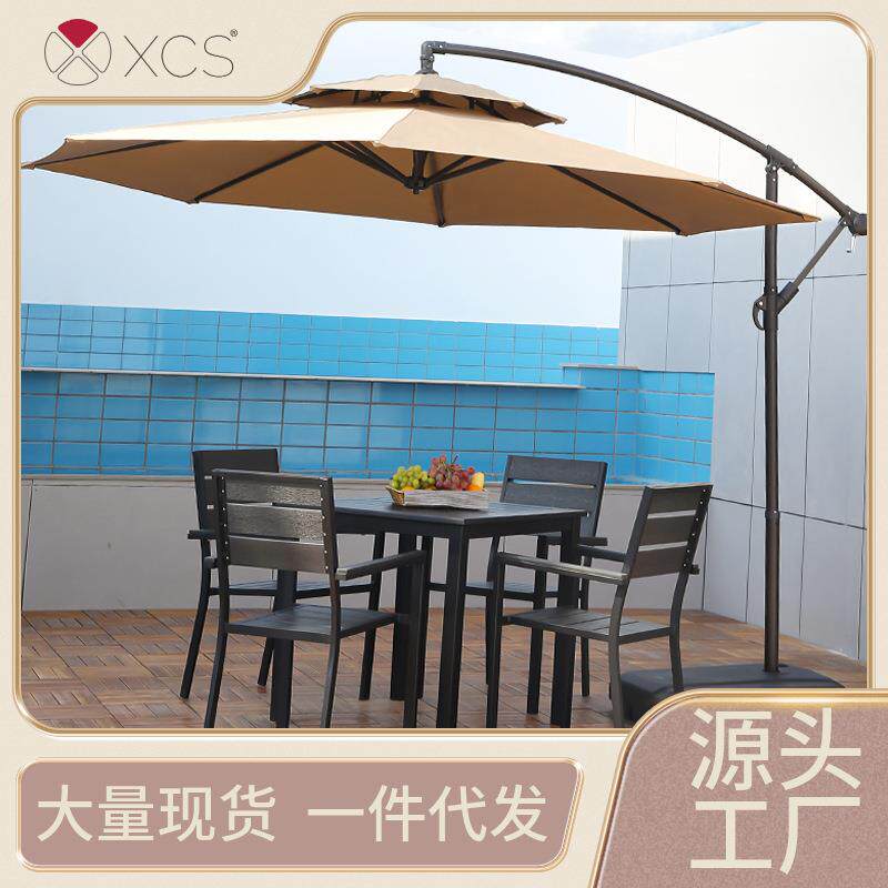 带水箱方形遮阳伞庭院伞大太阳伞摆摊阳台室外岗亭罗马香蕉伞防晒